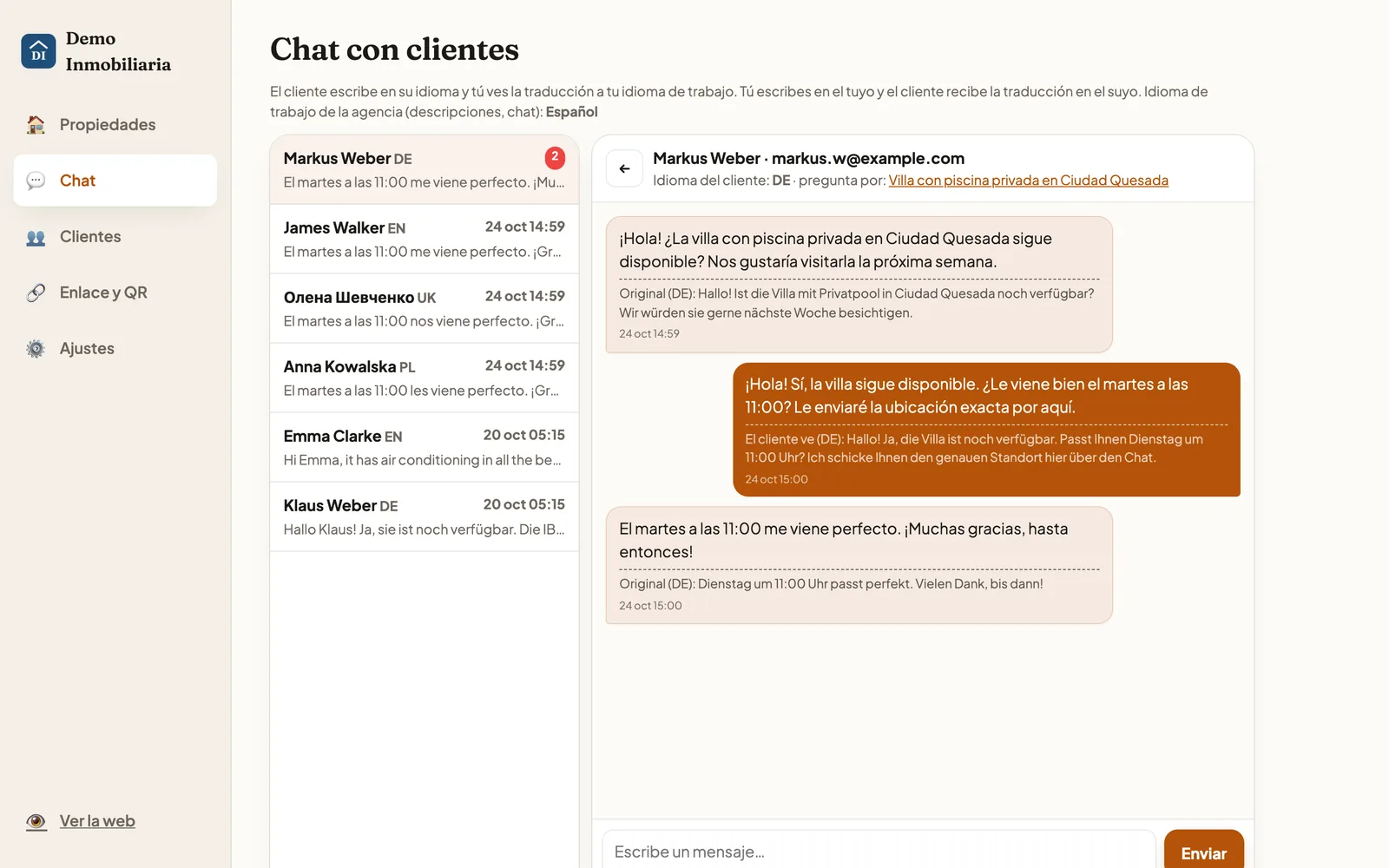 Un chat que traduce solo